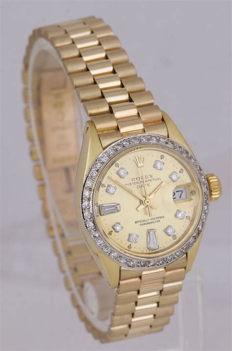 rolex gold for woman|womens yellow gold rolex.